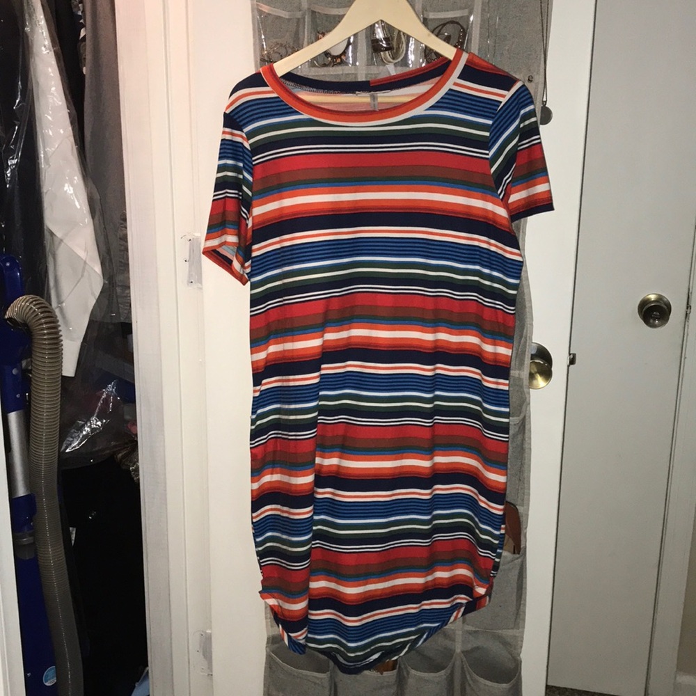 Bobbie Brooks horizontal stripe dress, XL